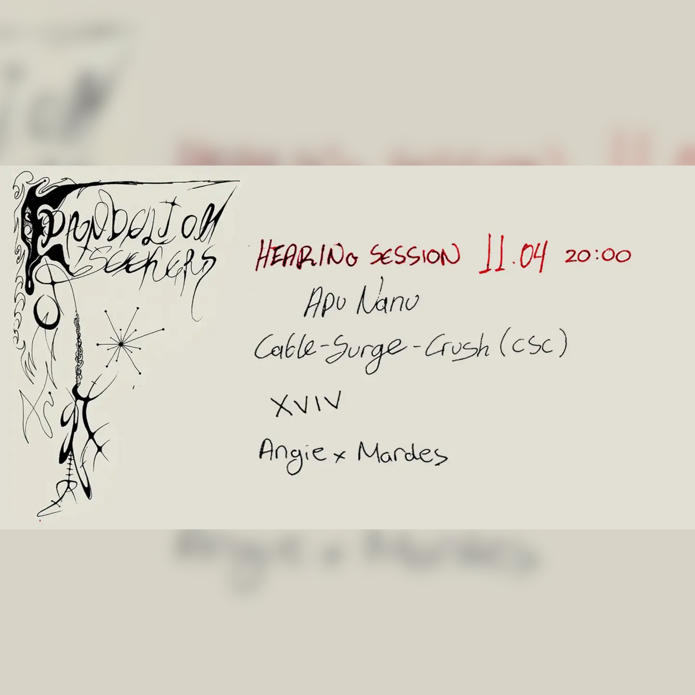 “Another Dandelion Fantasy” Hearing Session